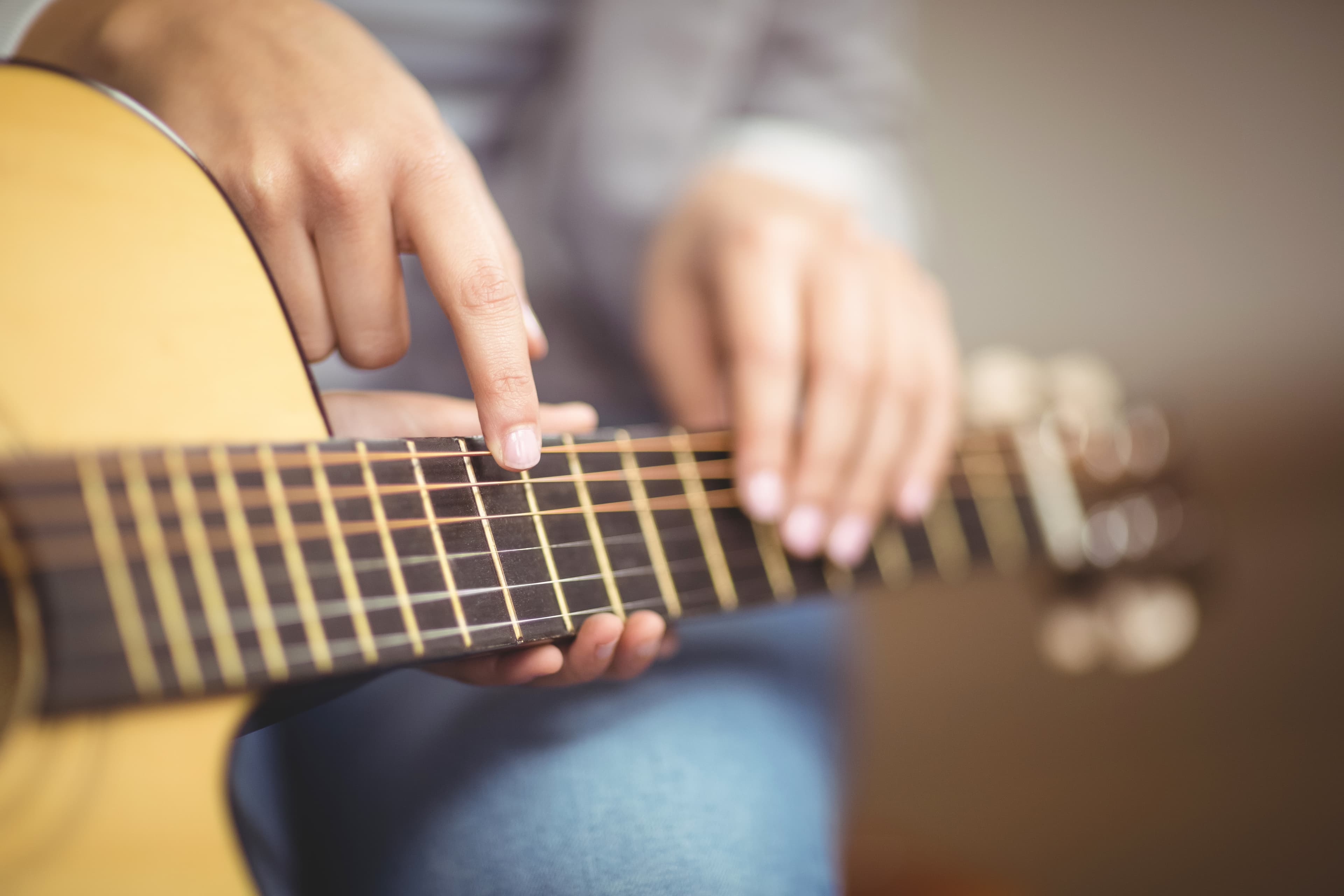 Toonladder op gitaar