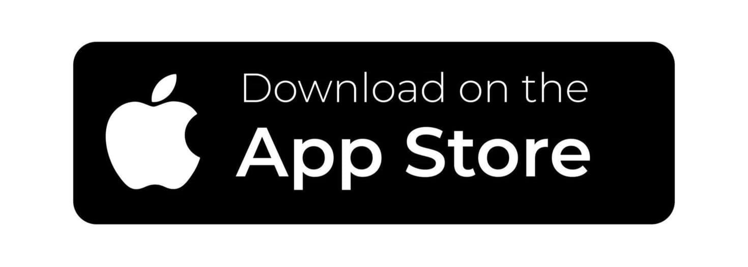 Zwart-witte afbeelding met Apple-logo en tekst "Download on the App Store" in het Engels. Eenvoudig, professioneel design.