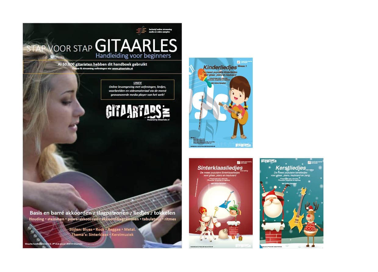 Gitaartabs boeken set
