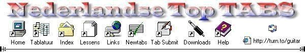 The very first site: “Nederlandse Top TABS” at turn.to/guitar (1998).